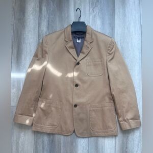 Marc Jacobs Patched Pocket Jacket Blazer Tan
